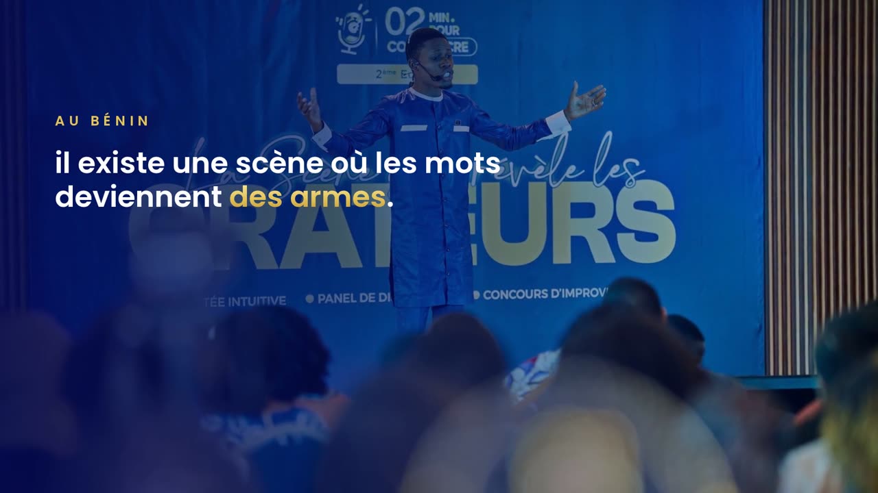 Image du spot de la 3ème édition de Deux Minutes Pour Convaincre