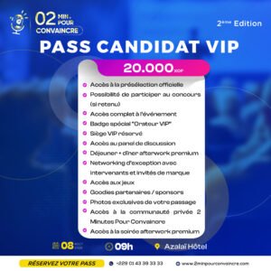 Pass candidat vip